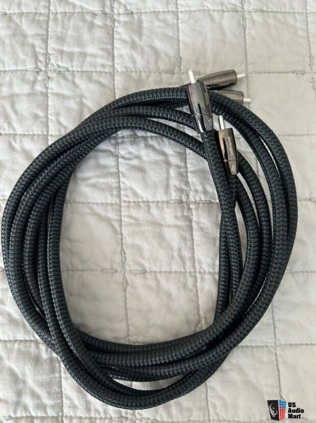 AudioQuest Cavo RCA Yukon 0,75 M, Collegamento Audio Di Alta Qualità, Nero