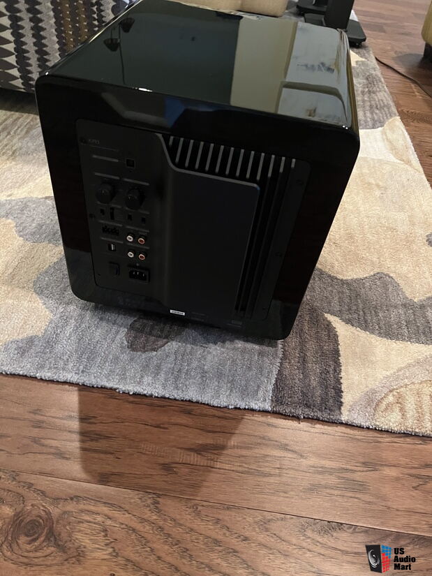 KEF KF92 Subwoofer Gloss Black For Sale US Audio Mart kef-kf92-subwoofer-gloss-black-for-sale-us-audio-mart