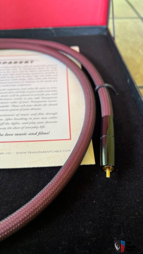 1) Transparent Reference 75-Ohm Digital Cable (1.5M) Photo #4601990 ...