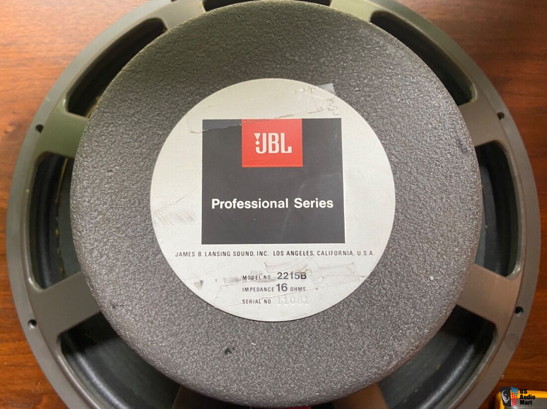 Jbl 2215b 15 Woofers Photo 4602678 Us Audio Mart