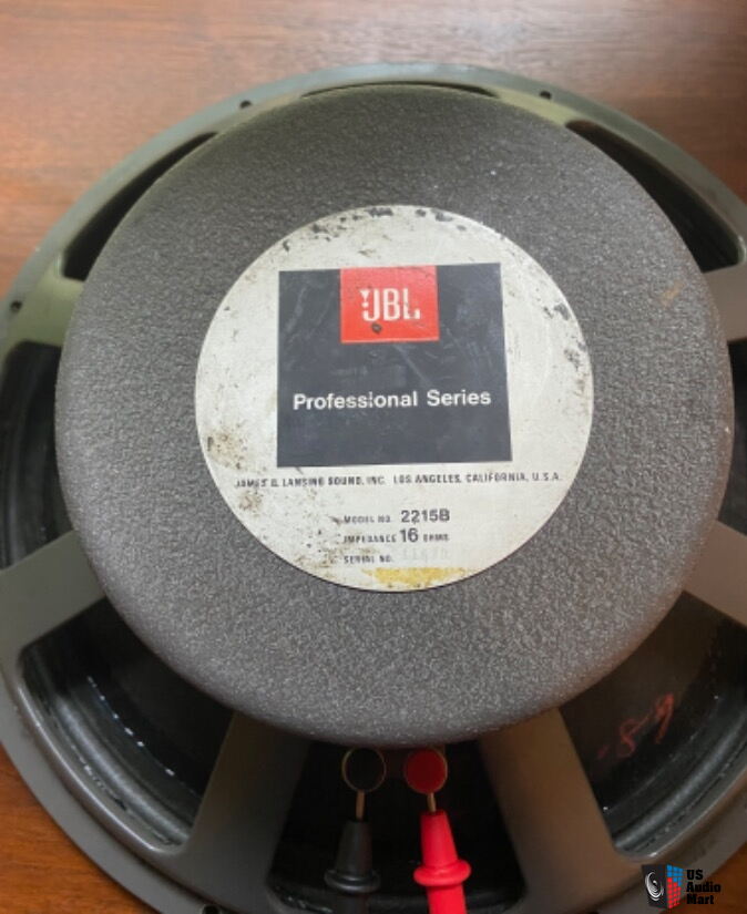 Jbl 2215b 15 Woofers Photo 4602678 Us Audio Mart