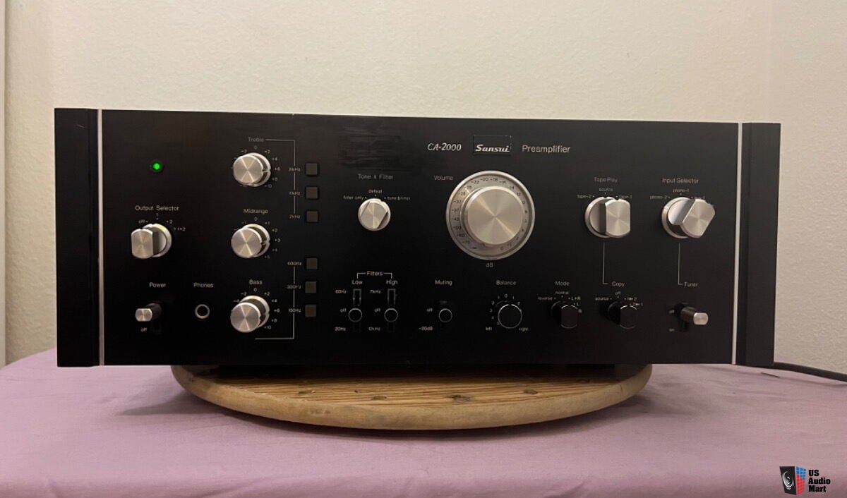 Sansui CA-2000 Preamplifier, Good Working Condition For Sale - US