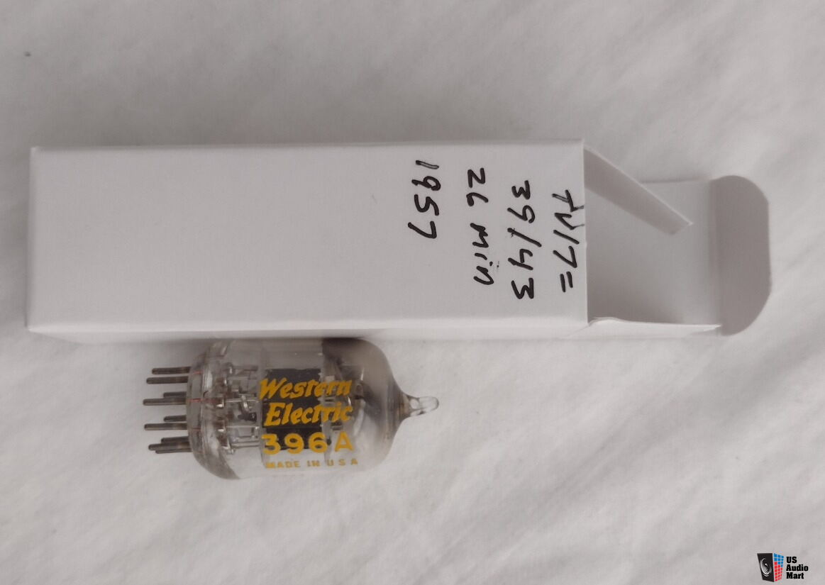 Western Electric 396A Tube - WE396a - 2C51 - 1957 - Black Plate