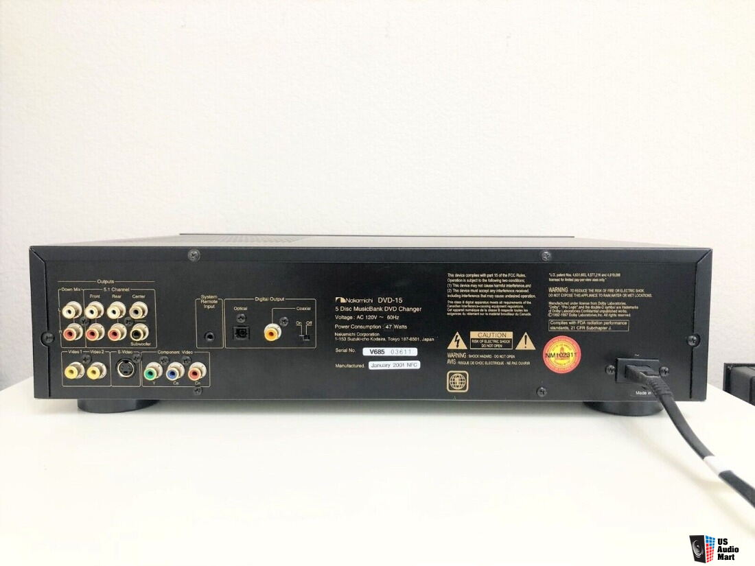 Nakamichi DVD-15 In Mint Condition with Original Box, Remote
