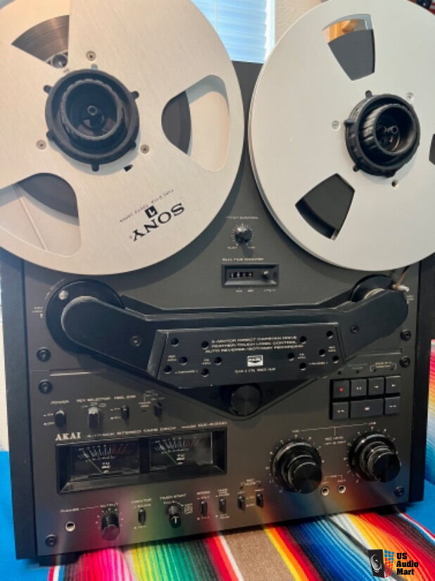 Akai GX-635 Black Reel to Reel tape deck