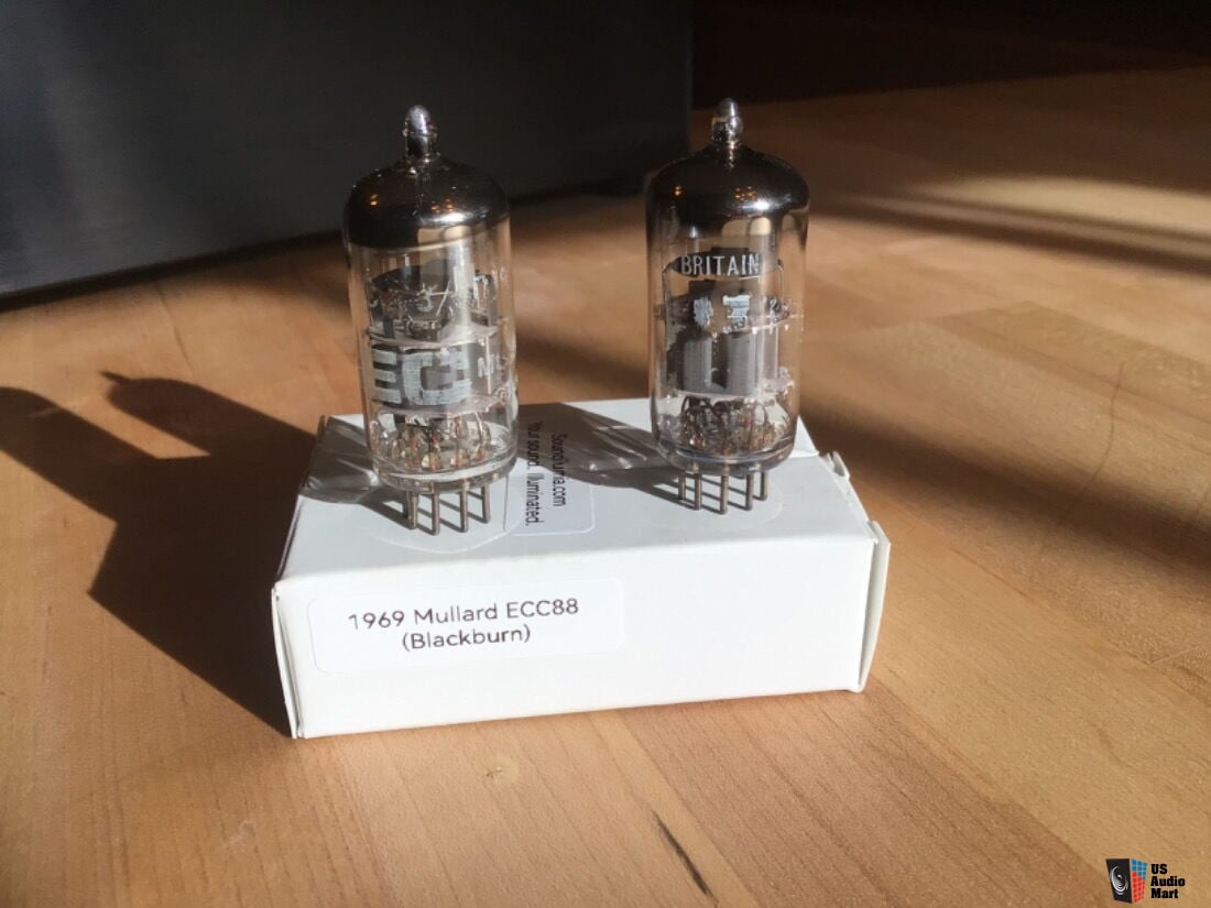 One Pair ECC88 (6DJ8, 6922) Tubes, Mullard Brand For Sale - US