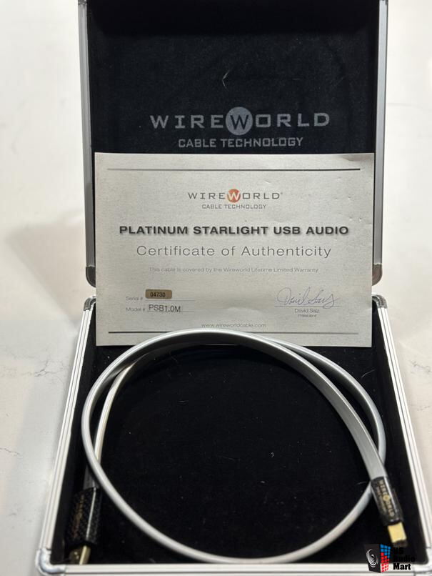 WireWorld Platinum Starlight 7 - USB Digital Cable - 1.0 meter