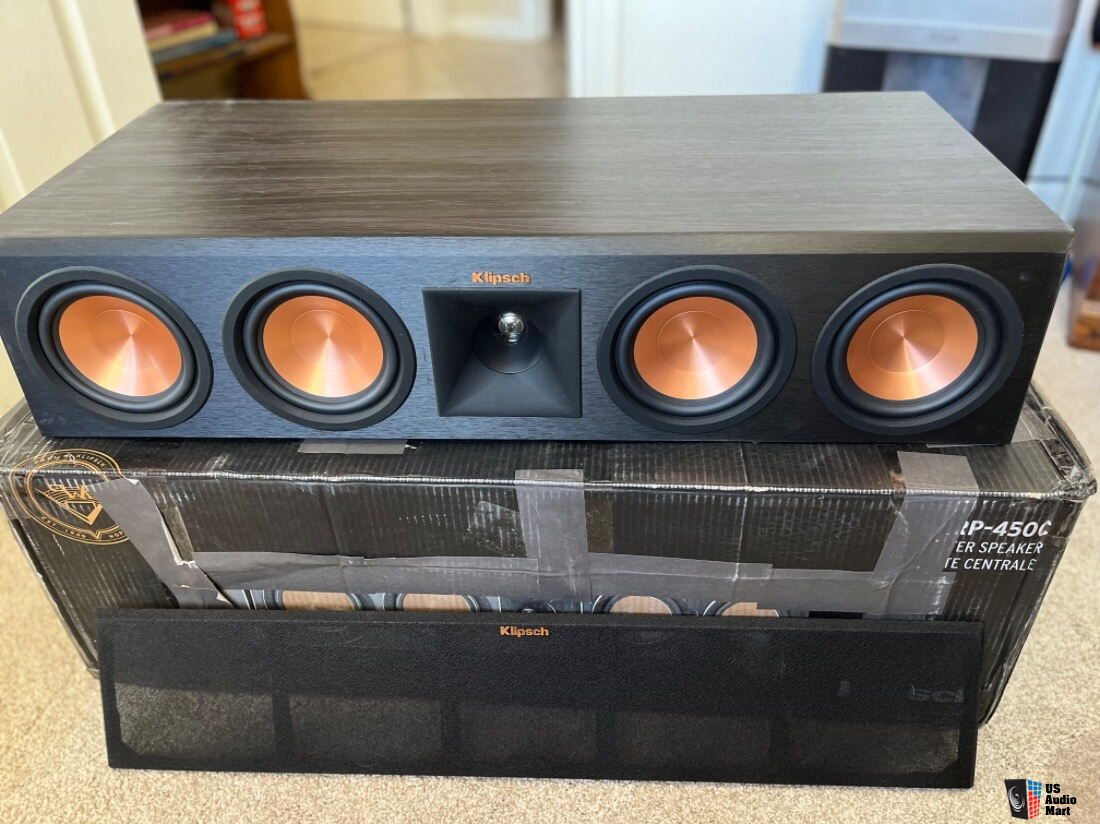 Klipsch RP450C Center Channel Speaker / Ebony Finish / 2nd System