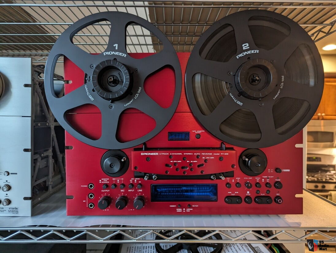 Vintage Pioneer RT-909 Custom Red & Black Auction - US Audio Mart