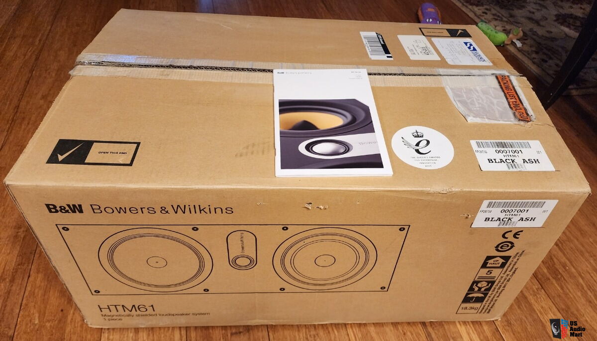 B&W Bowers & Wilkins HTM61 Center Channel Speaker Black Ash Photo ...