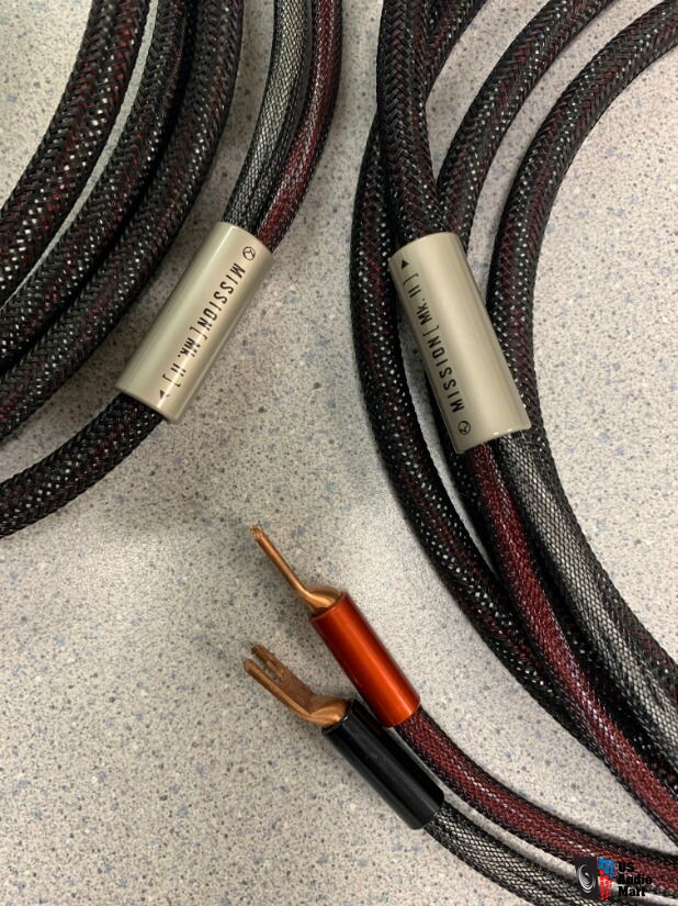 Zu Audio Mission Mkii Speaker Cables 10 ft. with spades Photo 4792293 US Audio Mart