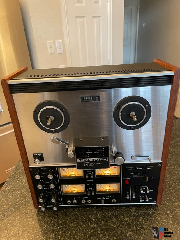 Teac A-2340 4 channel simul-sync stereo reel to reel, no power
