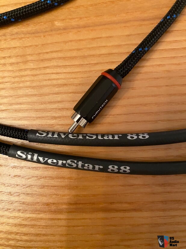 Paire De Câbles Audio RCA Shinpy Black Star Série 2 - 1 Mètre - état Correct