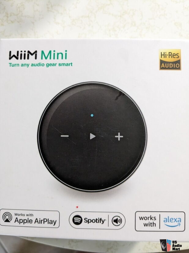 WiiM Mini AirPlay 2 Wireless Hi-Res Audio Streamer