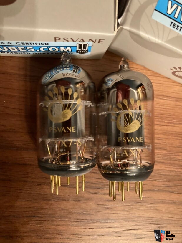 Psvane 12AX7/ECC83 Art Series Gold Pin Tubes - Matched Pair For Sale ...