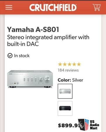 Yamaha A-S801 Integrated Amplifier Review
