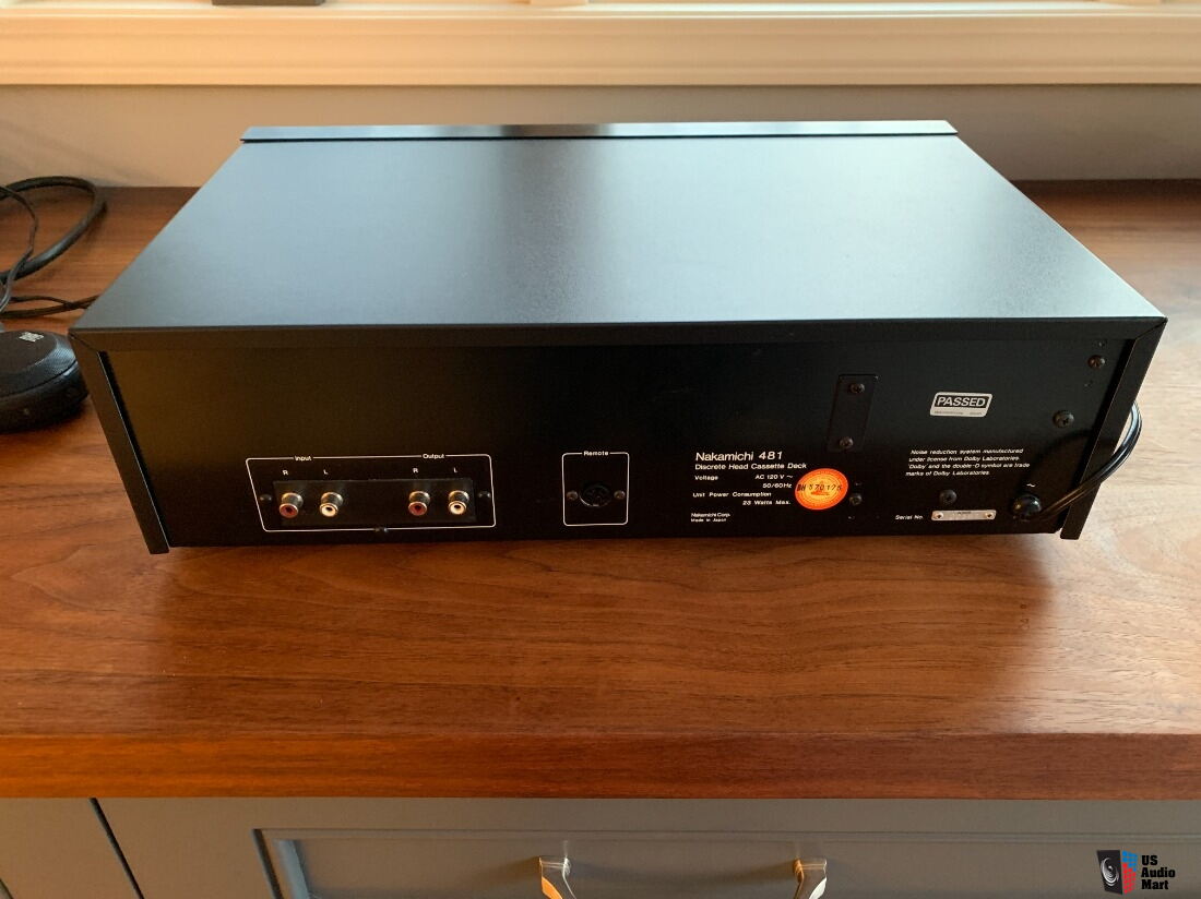 Nakamichi 481 Descrete Head Cassette Deck IOB Photo #4876799