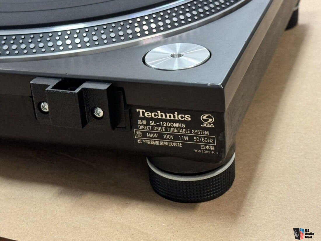 Technics SL-1200MK5 Direct Drive Turntable - 2004 Black - New SL