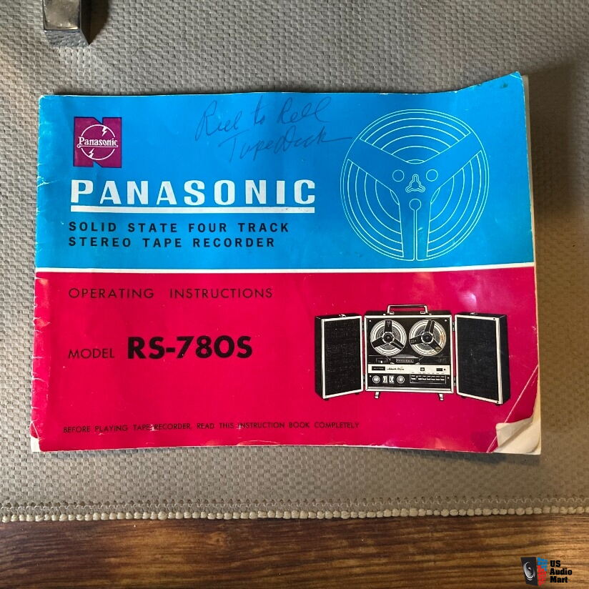 Panasonic RS-780S Reel to Reel Tape Recorder Player -- For PARTS