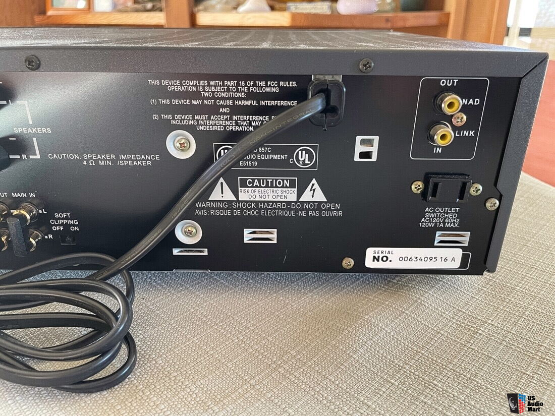 NAD C-340 STEREO Integrated Amplifier Tone Defeat Soft *** ONE CHANNEL