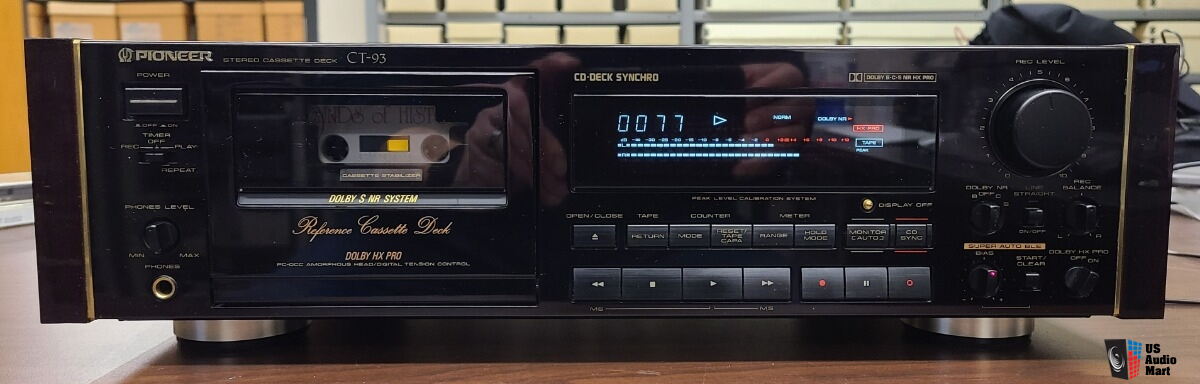 Pioneer CT-93 [220 volts, just serviced For Sale - US Audio Mart