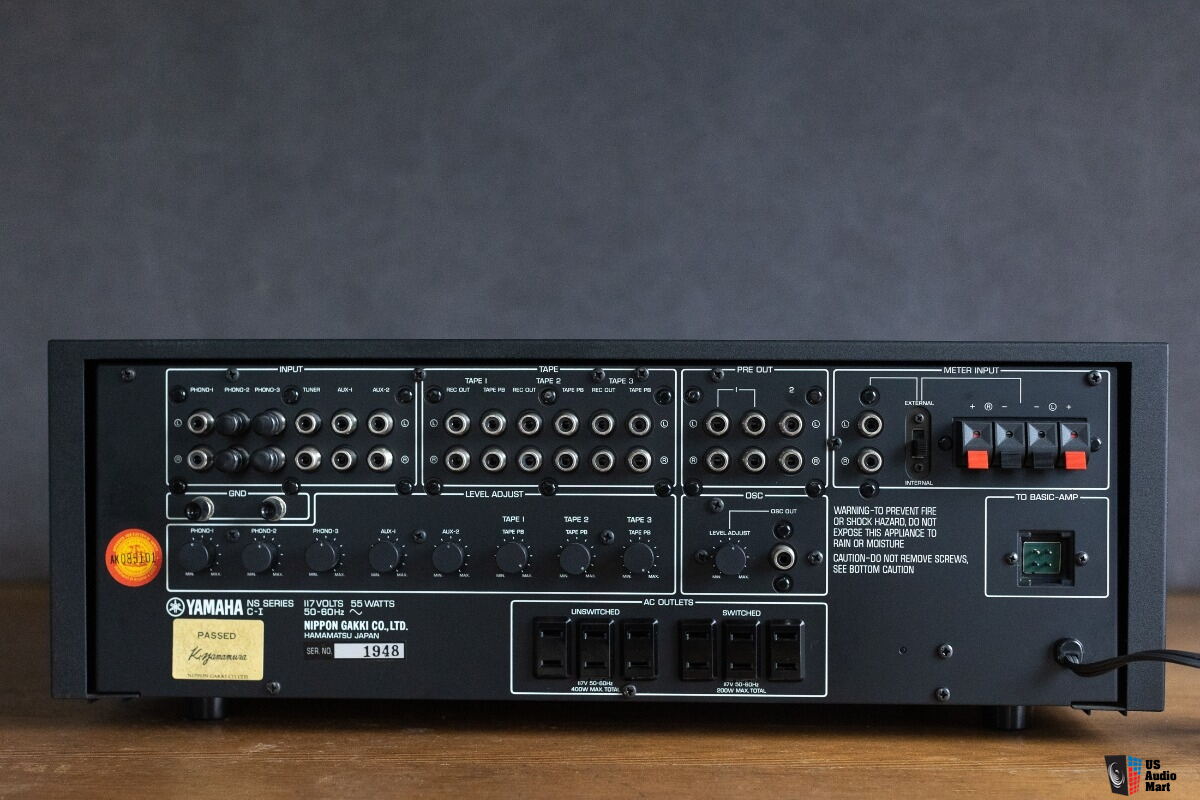 Yamaha C-1 Control Amplifier Preamp Photo #4915597 - US Audio Mart