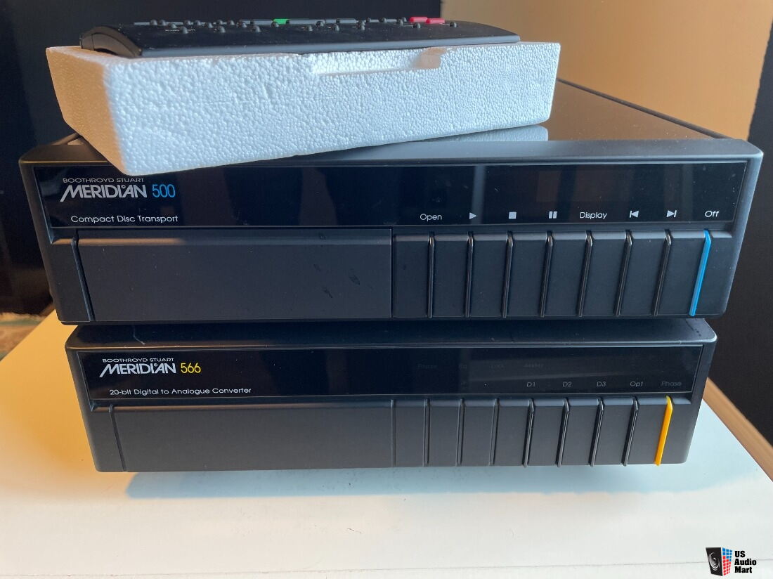 Meridian CDT 500 and DAC 566 24 BIT with Remote Photo #4929883