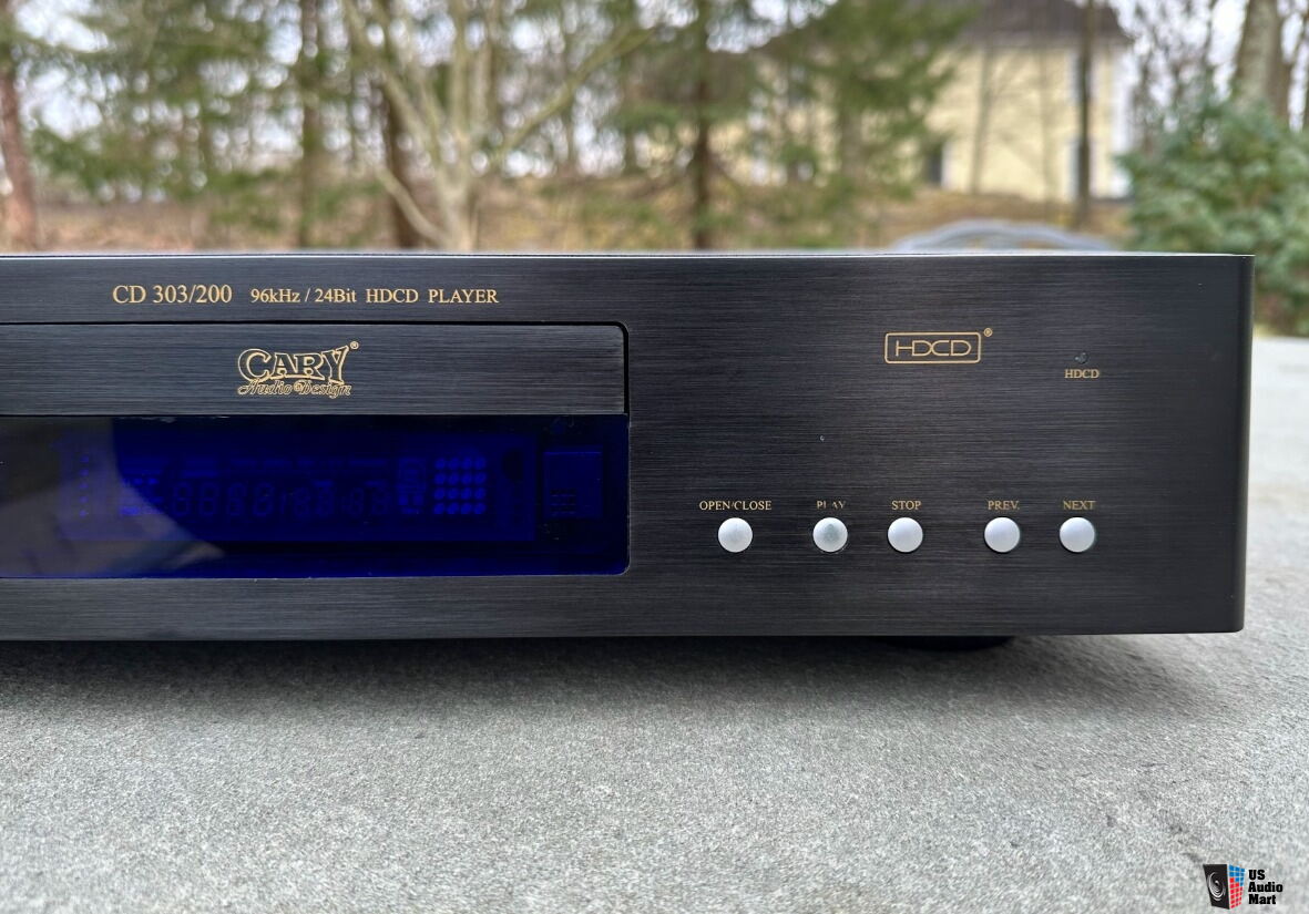 Cary Audio 300/200 HDCD CD Player w/ New NOS Philips Laser Assembly Black Price Reduced!