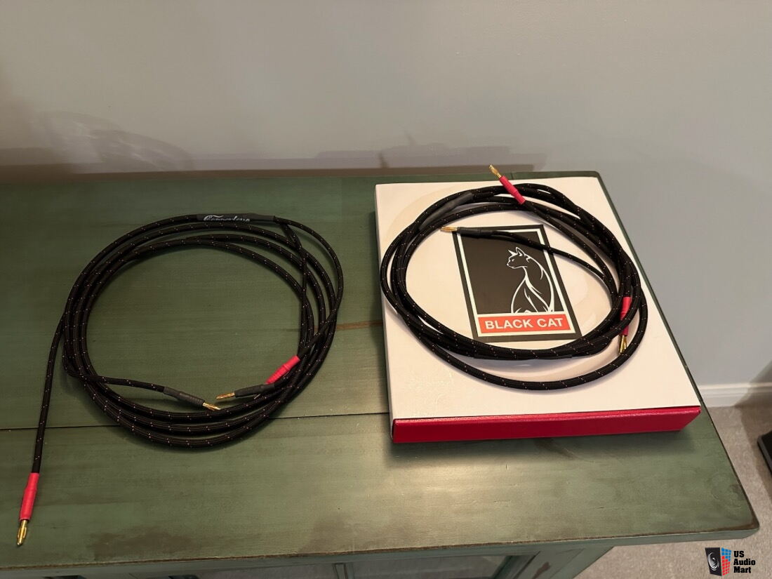 Black Cat Coppertone Speaker Cables 10' (ten foot)