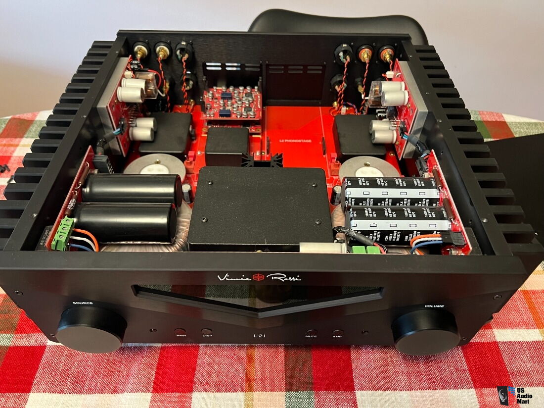 Vinnie Rossi L2i-SE Integrated Amplifier Black with DAC1 - Vinnie