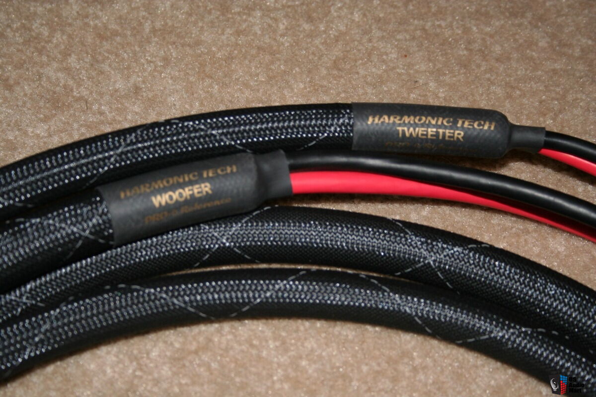 Harmonic Technology Pro-9 Reference Biwire Speaker Cables 8ft