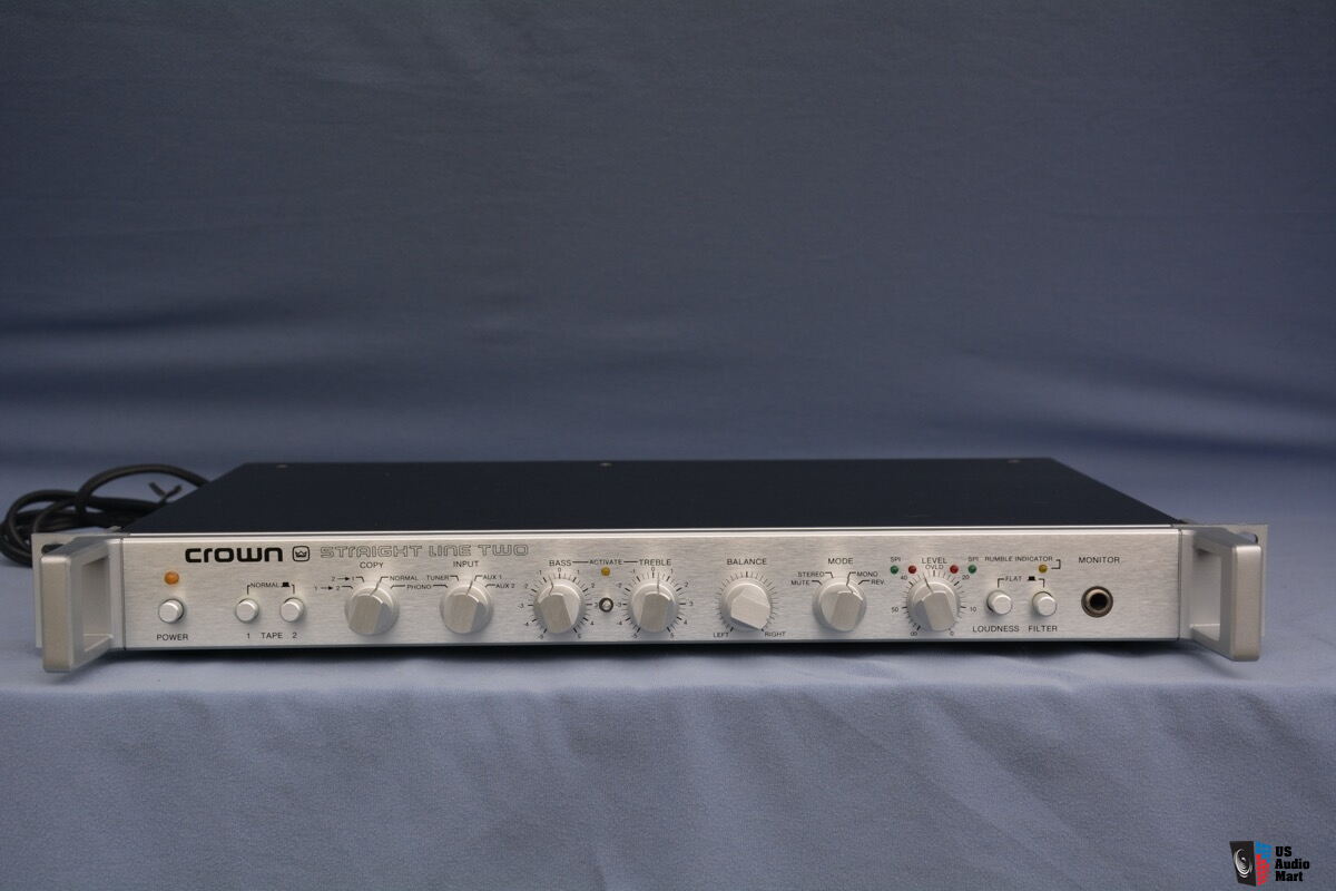 Crown Straight Line Two Preamp For Sale - US Audio Mart