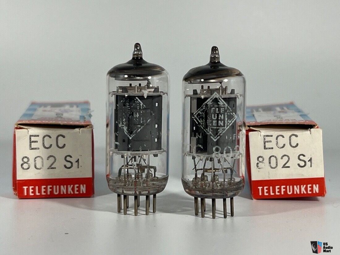 Telefunken ECC802s Matched Pair-Mint For Sale - US Audio Mart
