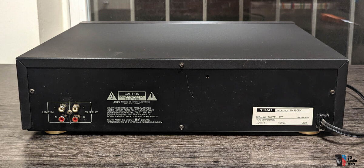 Teac W-990RX Dual Well Cassette Deck -The Monster! (2) For Sale