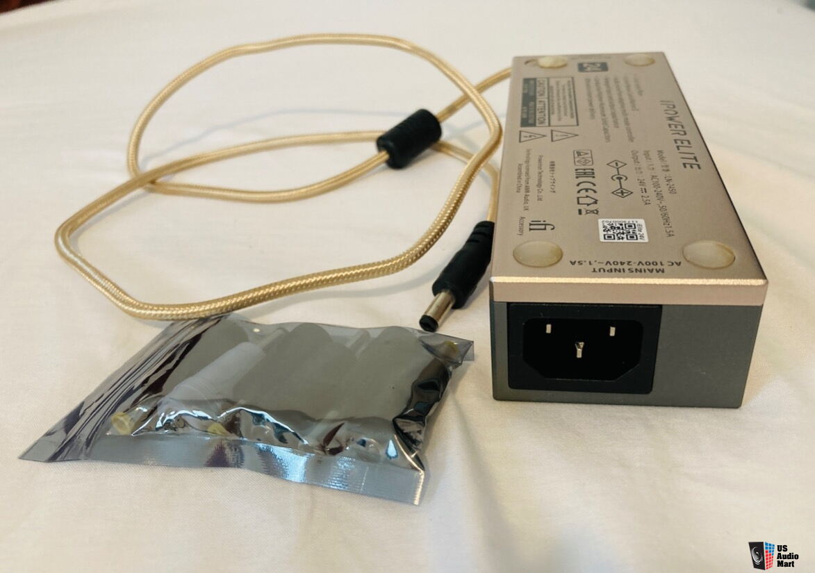 IFi Alimentatore A Basso Rumore IPower Elite (5V/5A) – Alimentatore DC Audiofilo Per Prestazioni Audio E Video Migliorate
