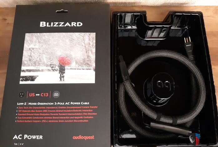 Audioquest NRG- Blizzard- Cordon Secteur - Câble d'alimentation