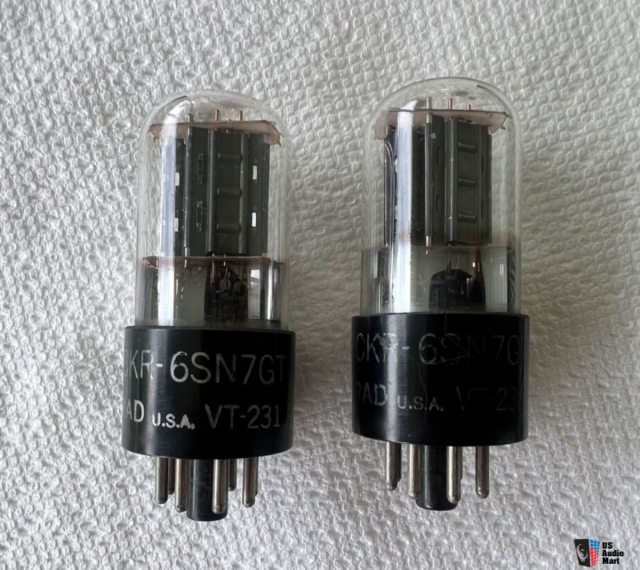 Ken Rad VT-231 JAN-CKR 6SN7GT NOS Matching Pair Photo #5117385 - US ...