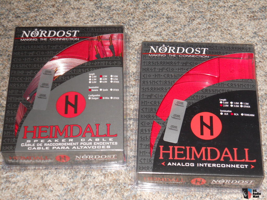 Nordost Heimdall interconnects RCA 2 meter PRICE DROP!!! Photo