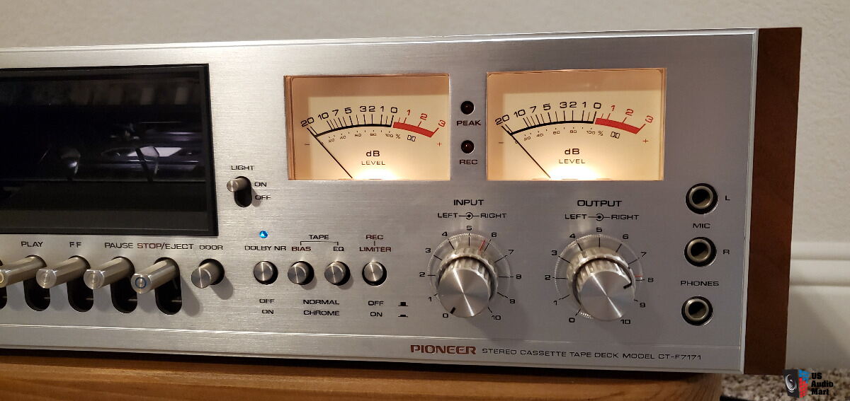 Pioneer CT-F7171 Cassette Deck. Mint! Restored with orignal box