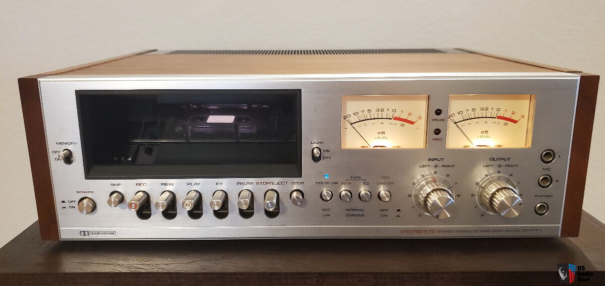 Pioneer CT-F7171 Cassette Deck. Mint! Restored with orignal box