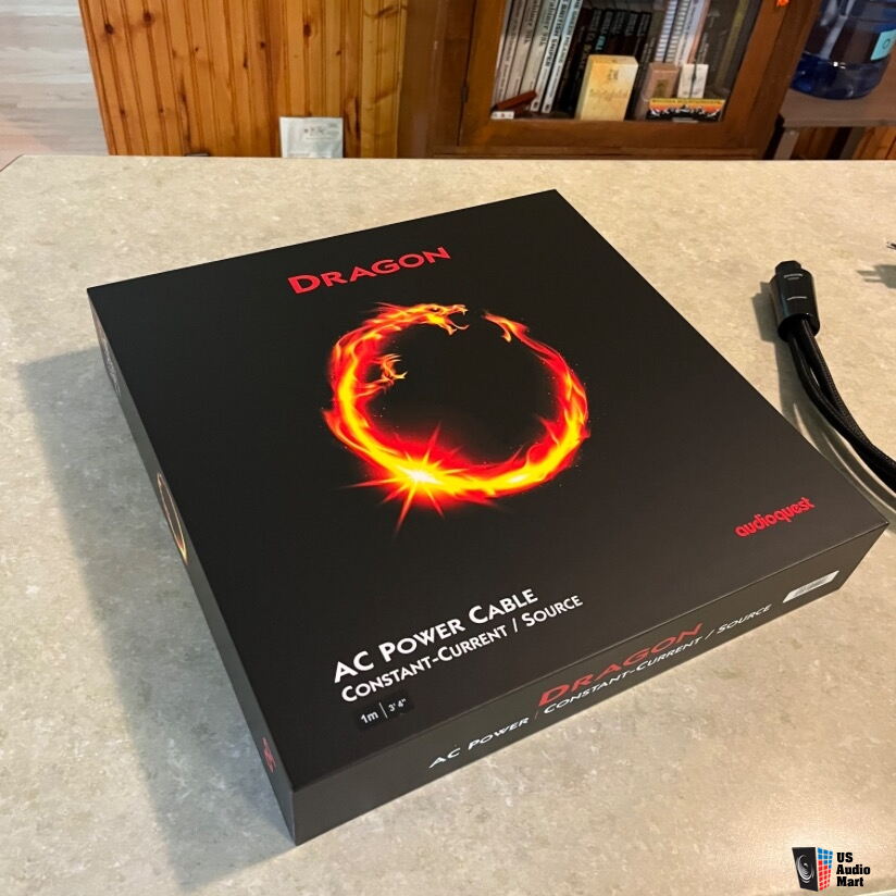 Audioquest DRAGON Source Power Cable 1M **FREE PAYPAL INCLUDED For