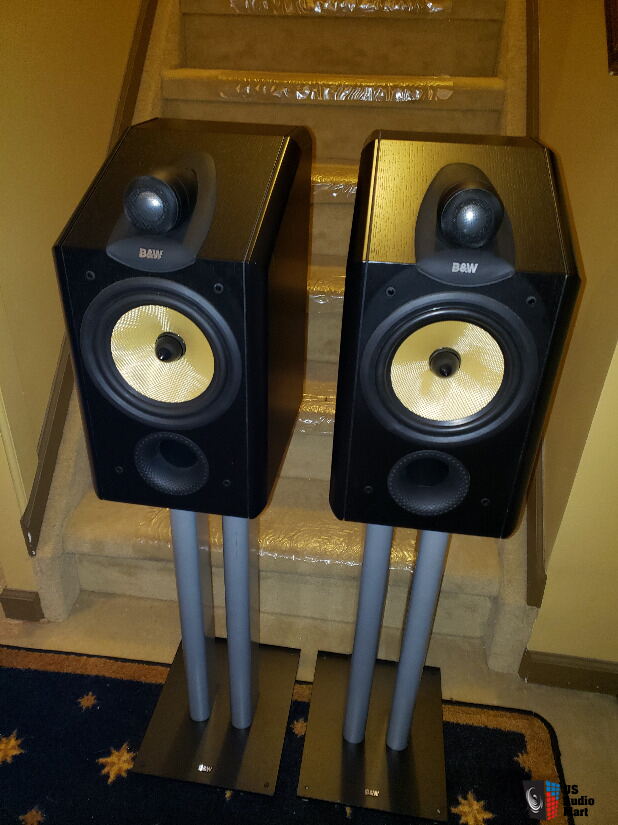 B&W 705 S1 speakers in black ash with FS-CDM silver black speakers