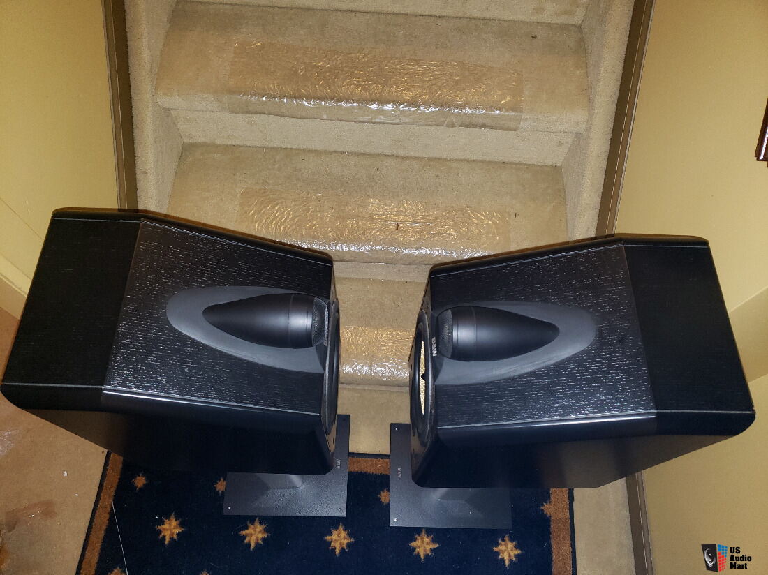 B&W 705 S1 speakers in black ash with FS-CDM silver black speakers