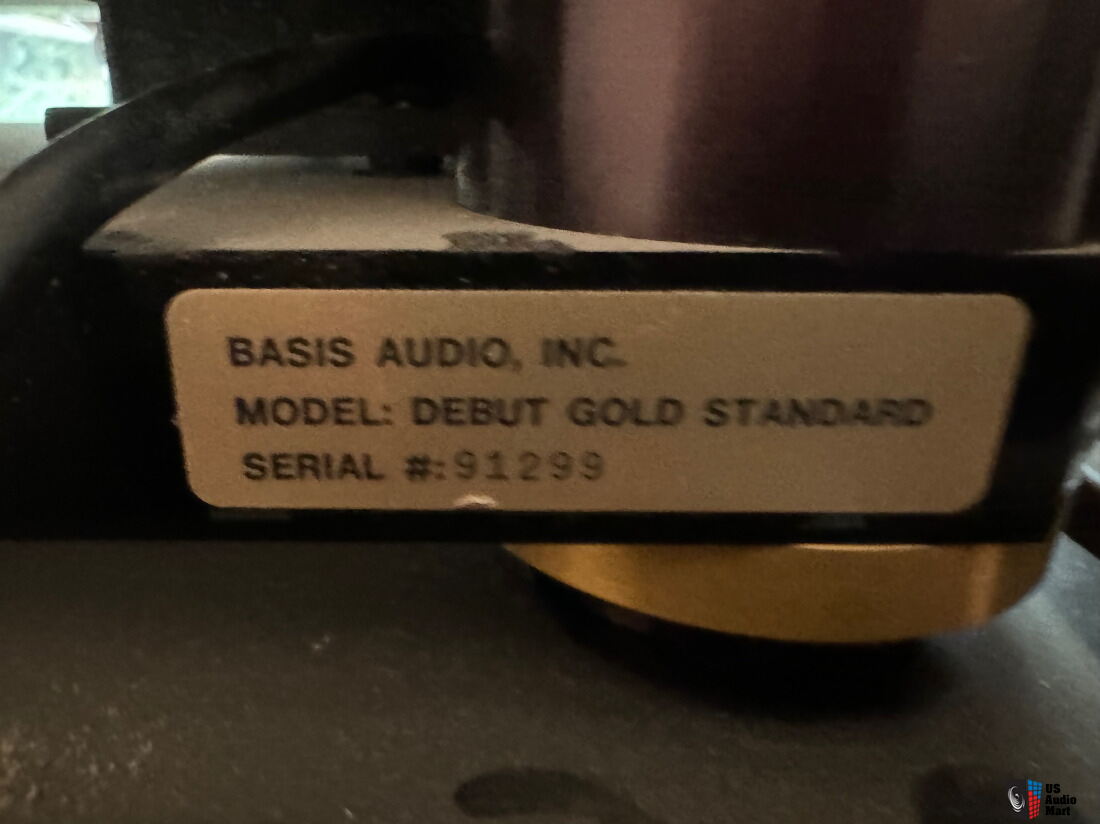 Basis Debut Gold with Vacuum Platter, Graham 1.5 Tonearm ...