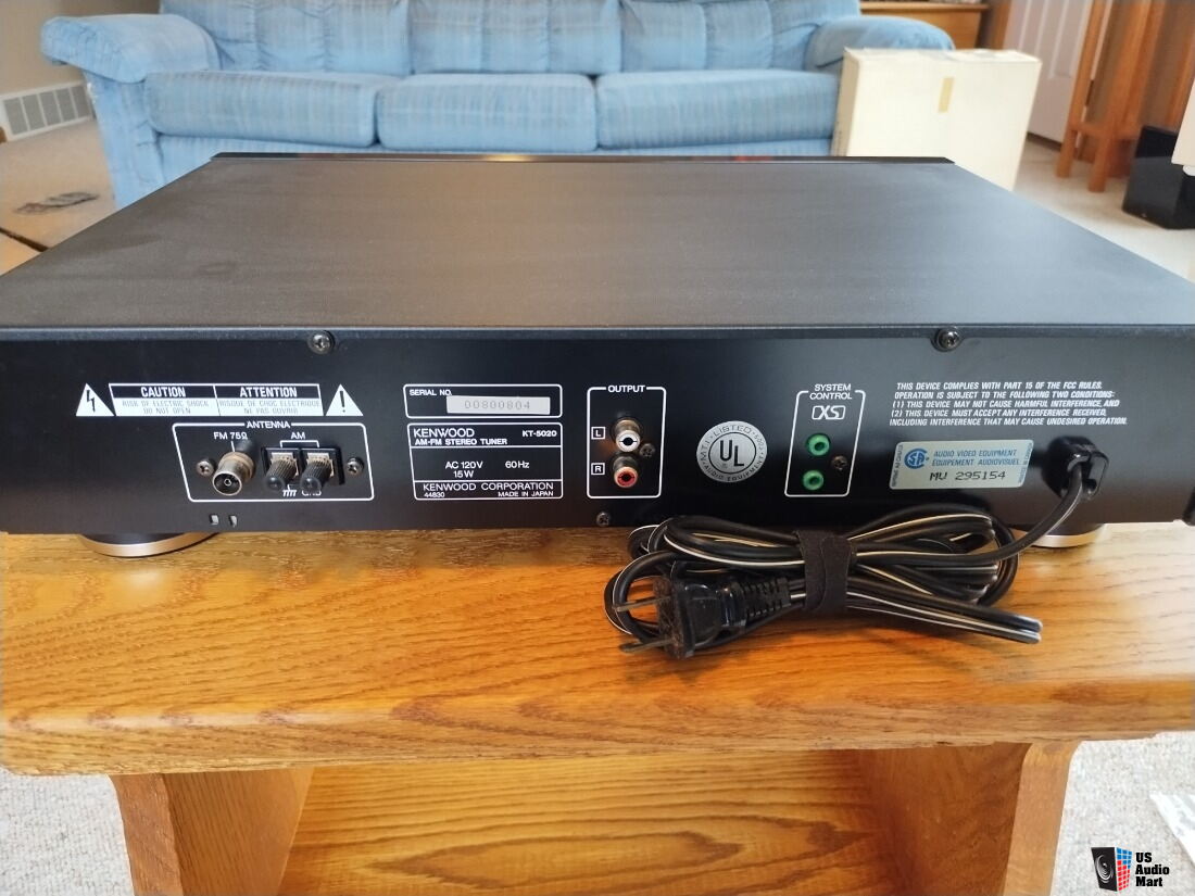 Kenwood KT-5020 AM/FM Stereo Tuner - Fully Functional (120V) Photo