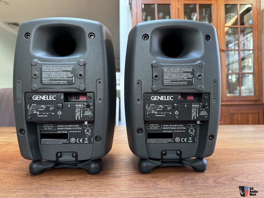 Genelec 8030C Powered Speakers Pair Used Near New York City USA genelec-8030c-powered-speakers-pair-used-near-new-york-city-usa