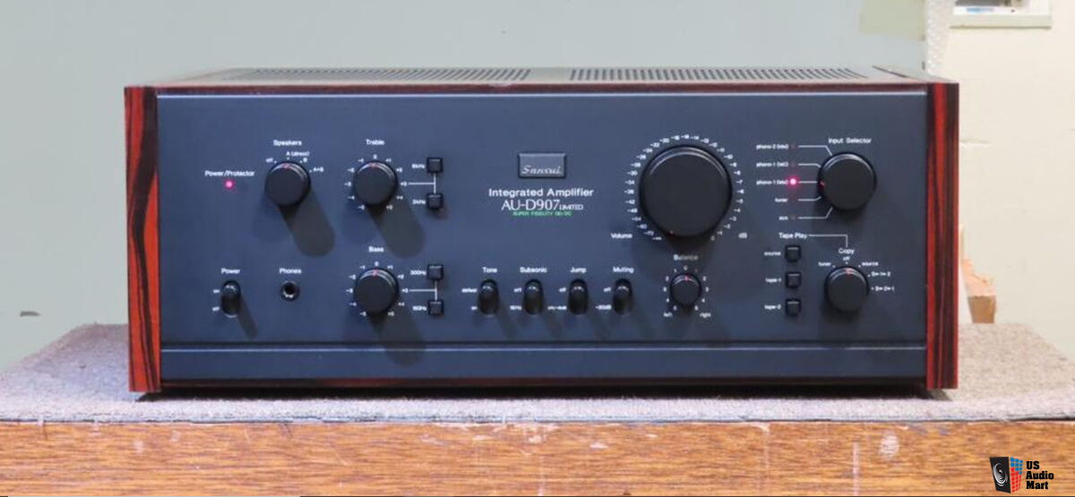 Sansui AUD907 Limited Integrated Professionally Restored, (Japan