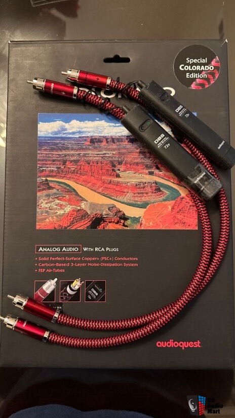 Audioquest Colorado RCA Cable 0.5M (pr) - Special Edition For Sale