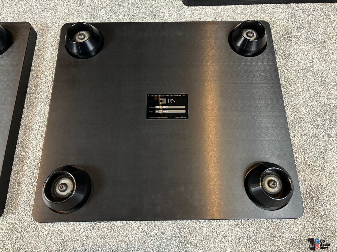 HRS SXR Hifi Audio Equipment Rack w/ M3x Granite 4 Shelf System Photo ...