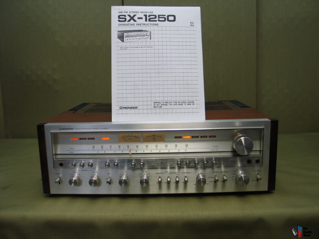 Boîte D'emballage Pour Récepteur Stéréo Pioneer SX-1250 – Vintage – Occasion